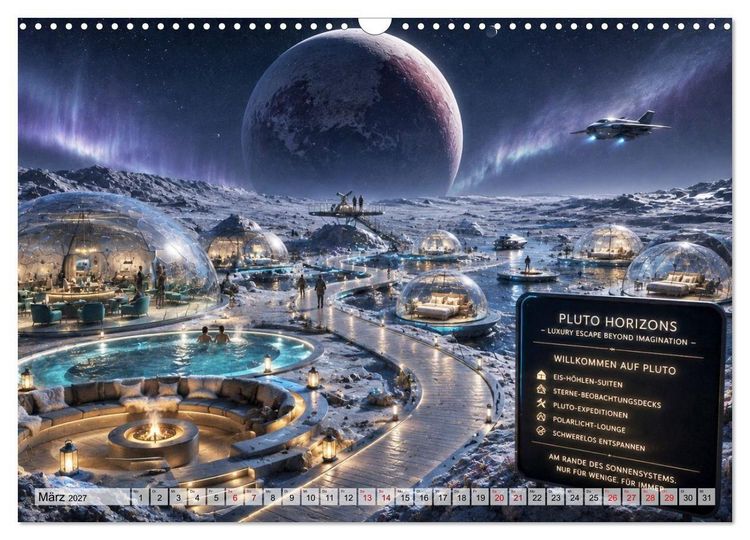 Produktbild: Die verr&uuml;cktesten Urlaubsdestinationen (Wandkalender 2027 DIN A3 quer), CALVENDO Monatskalender