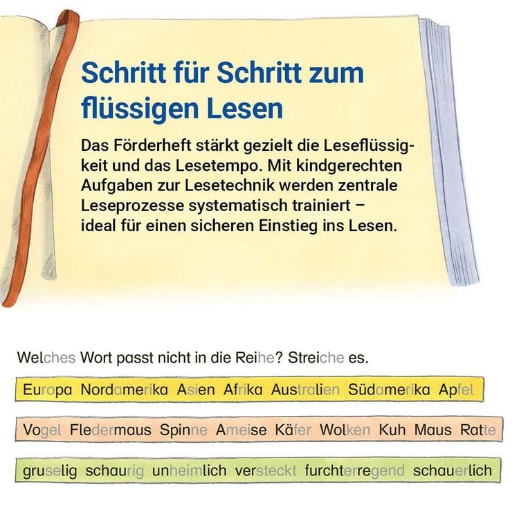 Produktbild: Das F&ouml;rderheft Lesen 3