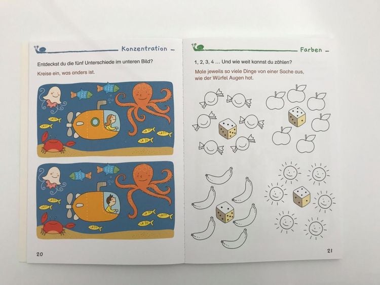 Produktbild: Spiel+Spaß für KiTa-Kinder: Mein bunter Kindergarten-Übungsblock