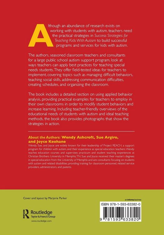 Produktbild: Success Strategies for Teaching Kids With Autism