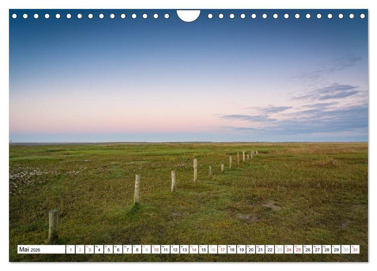 Produktbild: Eiderstedt - Willkommen am Watt (Wandkalender 2026 DIN A4 quer), CALVENDO Monatskalender