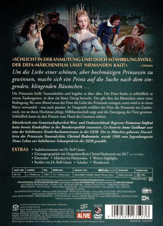 Produktbild: Das singende, klingende B&auml;umchen (1957) (Filmjuwelen / DEFA-M&auml;rchen)