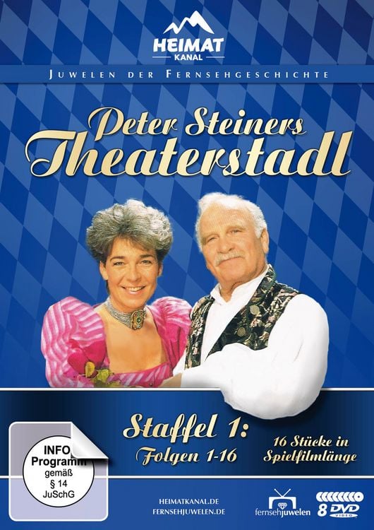 Produktbild: Peter Steiners Theaterstadl - Staffel 1/Folgen 1-16 [8 DVDs]