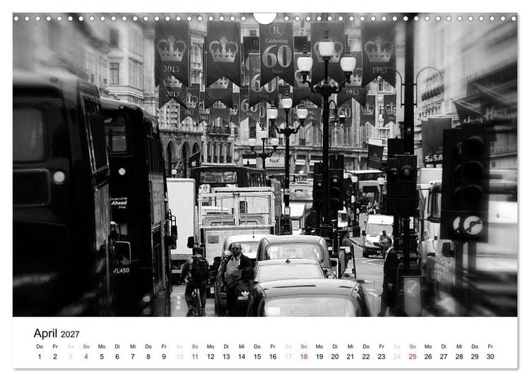 Produktbild: London (Wandkalender 2027 DIN A3 quer), CALVENDO Monatskalender