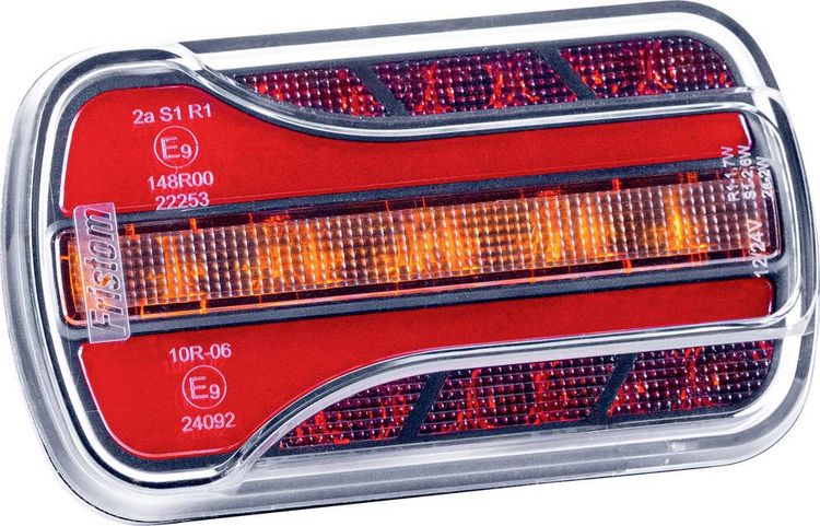 Produktbild: Fristom Anh&auml;nger-R&uuml;ckleuchte Offene Kabelenden Blinker, Bremslicht, R&uuml;ckleuchte hinten 12 V/DC, 24 V/DC, 36 V/DC