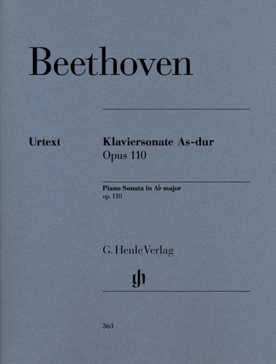 Produktbild: Ludwig van Beethoven - Klaviersonate Nr. 31 As-dur op. 110