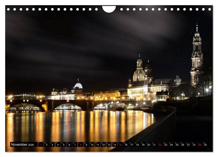 Produktbild: Dresden Die Perle an der Elbe (Wandkalender 2026 DIN A4 quer), CALVENDO Monatskalender