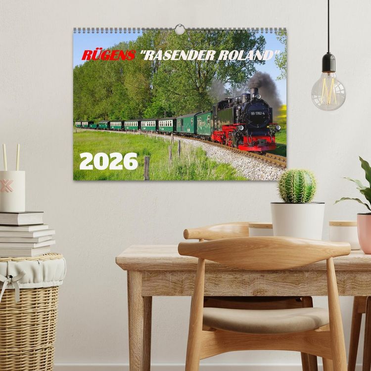 Produktbild: R&uuml;gens "rasender Roland" (Wandkalender 2026 DIN A3 quer), CALVENDO Monatskalender