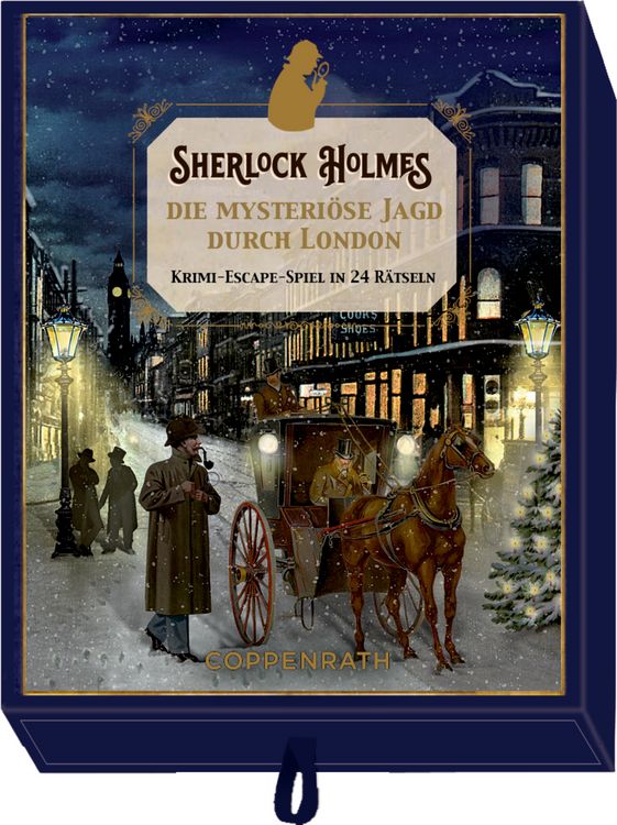 Produktbild: Sherlock Holmes, Krimi-Escape-AdventsSchachtelspiel