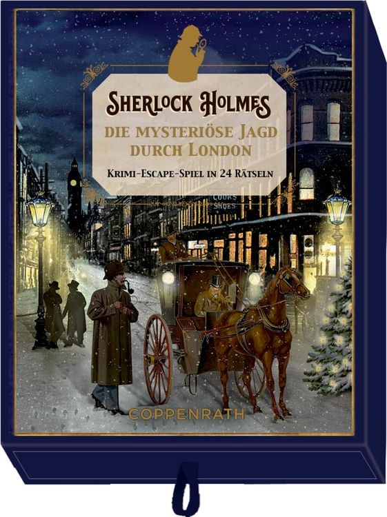 Produktbild: Sherlock Holmes, Krimi-Escape-AdventsSchachtelspiel