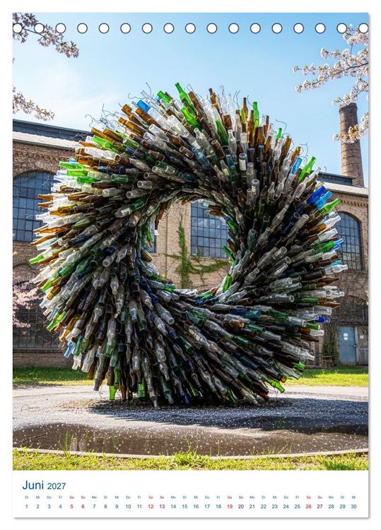 Produktbild: Upcycling ART - Kunst, die Ressourcen respektiert (Tischkalender 2027 DIN A5 hoch), CALVENDO Monatskalender