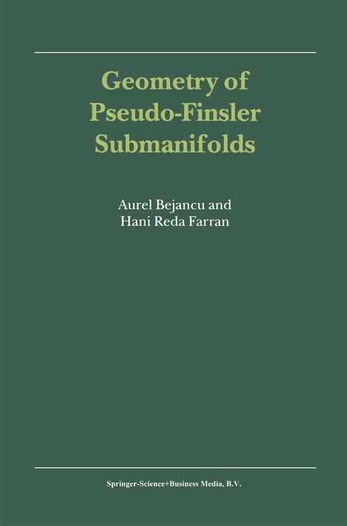 Produktbild: Geometry of Pseudo-Finsler Submanifolds