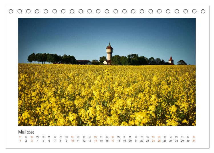 Produktbild: Erkundungen um Eichst&auml;tt (Tischkalender 2026 DIN A5 quer), CALVENDO Monatskalender