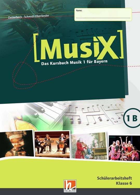 Produktbild: MusiX 1 BY (Ausgabe ab 2017) Sch&uuml;lerarbeitsheft 1B