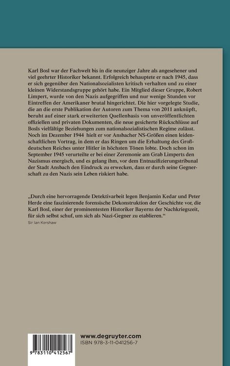 Produktbild: Karl Bosl im &bdquo;Dritten Reich&ldquo;