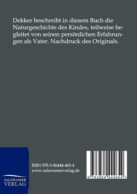 Produktbild: Naturgeschichte des Kindes