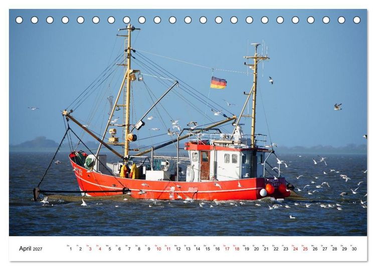 Produktbild: Pellwormer Ogenblicke, ein Streifzug durch ein Inseljahr (Tischkalender 2027 DIN A5 quer), CALVENDO Monatskalender