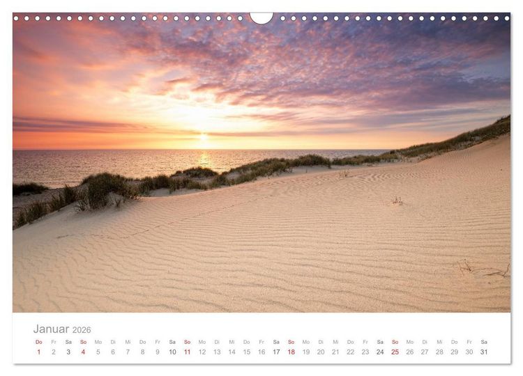 Produktbild: Sylter Lichtstimmungen (Wandkalender 2026 DIN A3 quer), CALVENDO Monatskalender