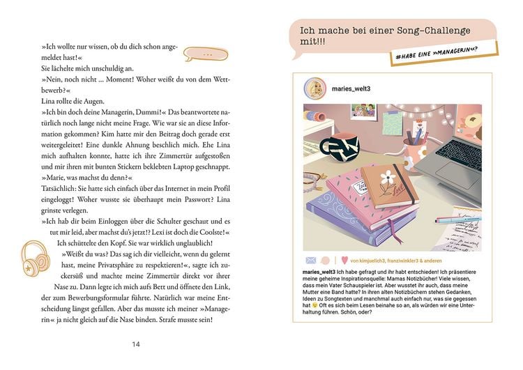Die drei !!!, Maries Channel, #endlich_online