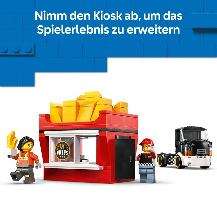 Produktbild: LEGO City 60488 Pommes-Truck, Spielzeug mit 2 Minifiguren f&uuml;r Kinder