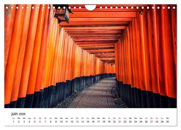 Produktbild: Merveilleux Japon (Calendrier mural 2026 DIN A4 vertical), CALVENDO calendrier mensuel