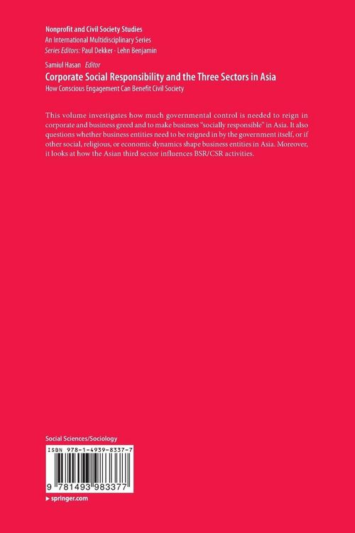 Produktbild: Corporate Social Responsibility and the Three Sectors in Asia