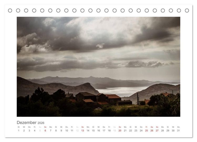 Produktbild: Die Sch&ouml;nheit Korsikas (Tischkalender 2026 DIN A5 quer), CALVENDO Monatskalender