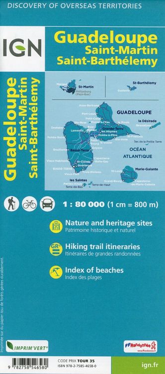 Produktbild: Guadeloupe 1 : 80 000