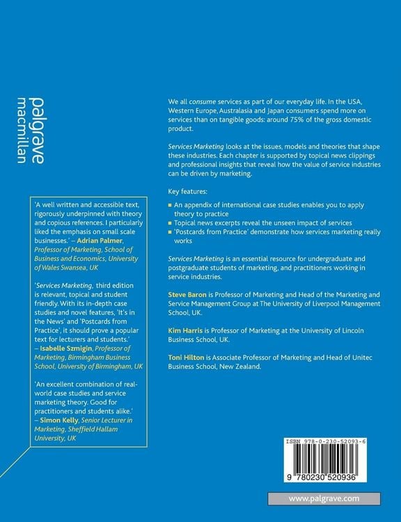 Produktbild: Services Marketing