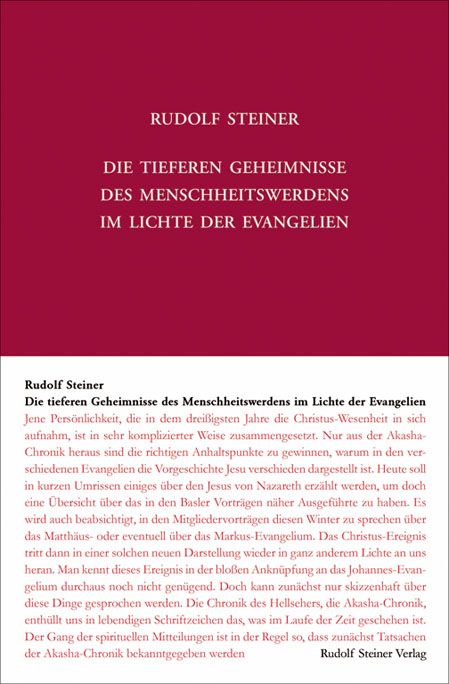 Produktbild: Die tieferen Geheimnisse des Menschheitswerdens im Lichte der Evangelien
