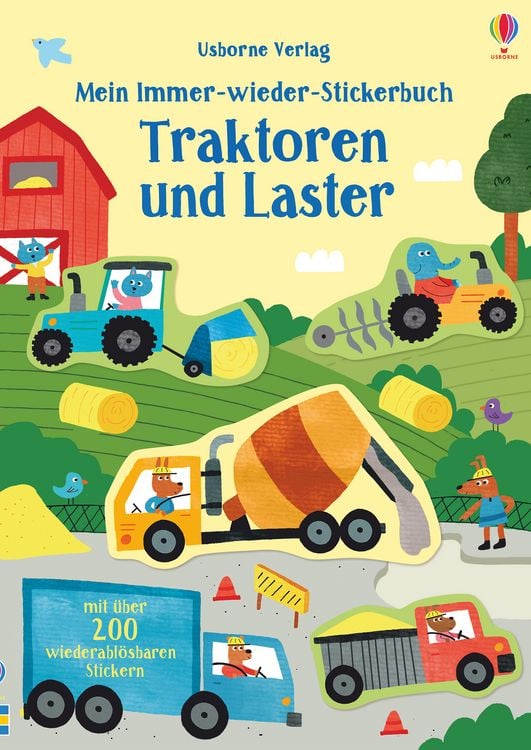 Produktbild: Mein Immer-wieder-Stickerbuch: Traktoren und Laster