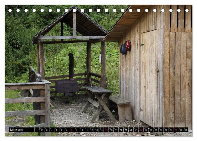Produktbild: Entlang der Wassertalbahn - Auf schmaler Spur im Norden Rum&auml;niens (Tischkalender 2026 DIN A5 quer), CALVENDO Monatskalender