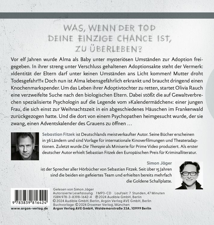 Produktbild: Das Kalendermädchen