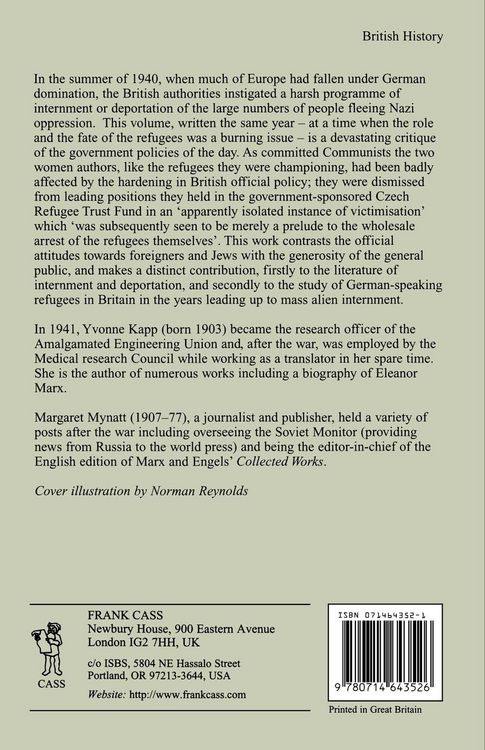 Produktbild: British Policy and the Refugees, 1933-1941