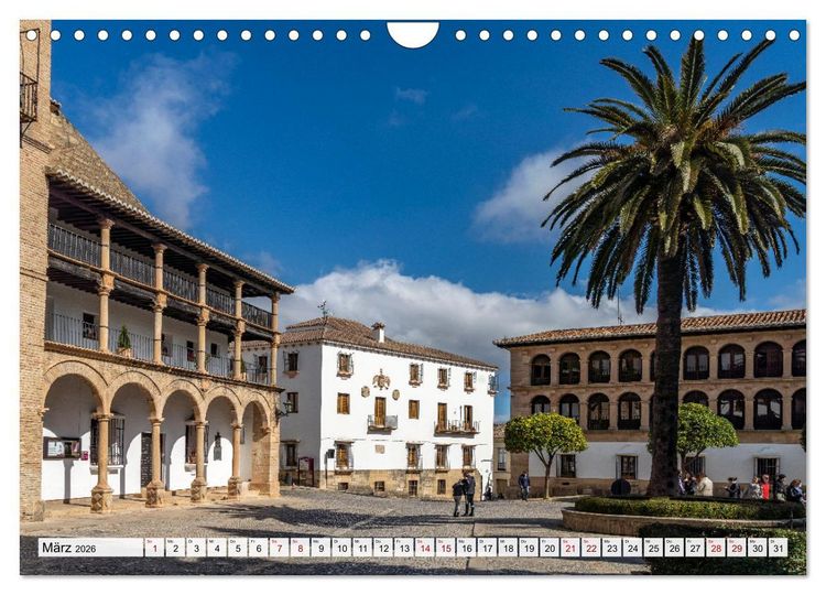 Produktbild: Andalusien - Ronda (Wandkalender 2026 DIN A4 quer), CALVENDO Monatskalender