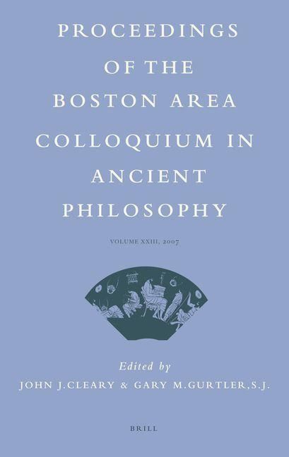 Produktbild: Proceedings of the Boston Area Colloquium in Ancient Philosophy