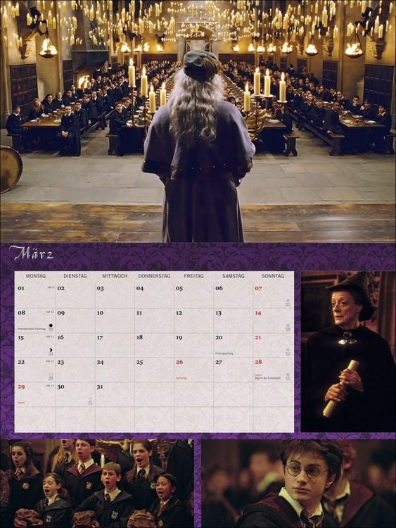 Produktbild: Harry Potter Broschur XL Kalender 2027