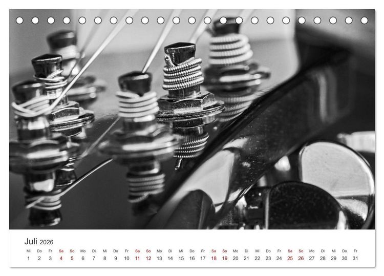 Produktbild: Dobro-Gitarre (Tischkalender 2026 DIN A5 quer), CALVENDO Monatskalender