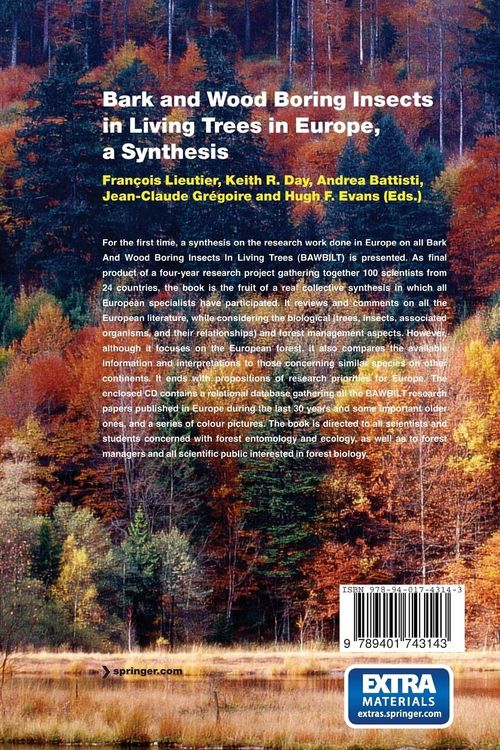 Produktbild: Bark and Wood Boring Insects in Living Trees in Europe, a Synthesis