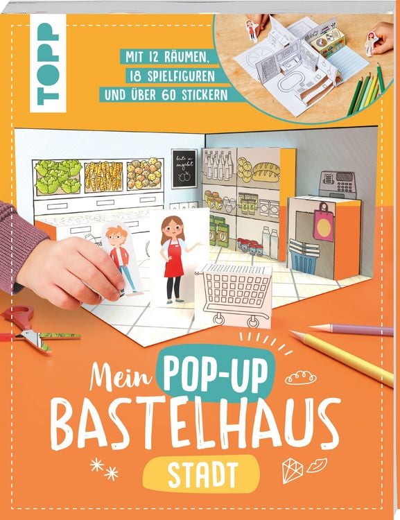 Produktbild: Mein Pop-up Bastelhaus-Stadt
