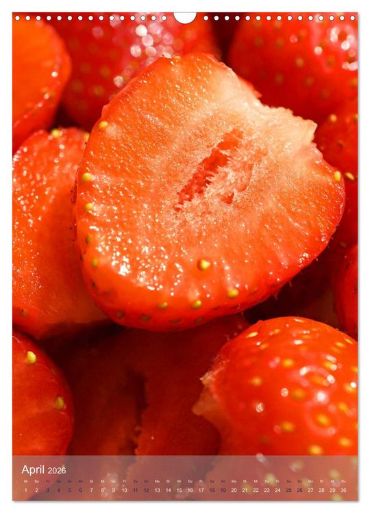 Produktbild: Blaubeeren, Himbeeren & Co - Makrofotografie in der K&uuml;che (Wandkalender 2026 DIN A3 hoch), CALVENDO Monatskalender