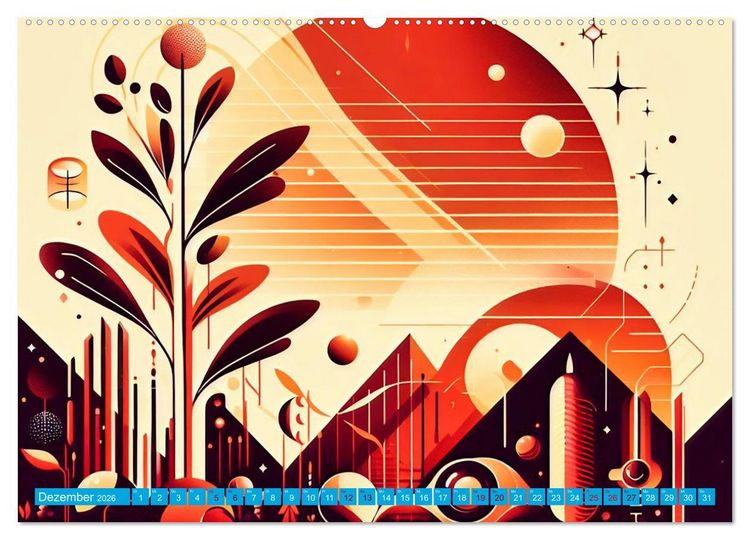 Produktbild: Lost Fiction (Wandkalender 2026 DIN A2 quer), CALVENDO Monatskalender