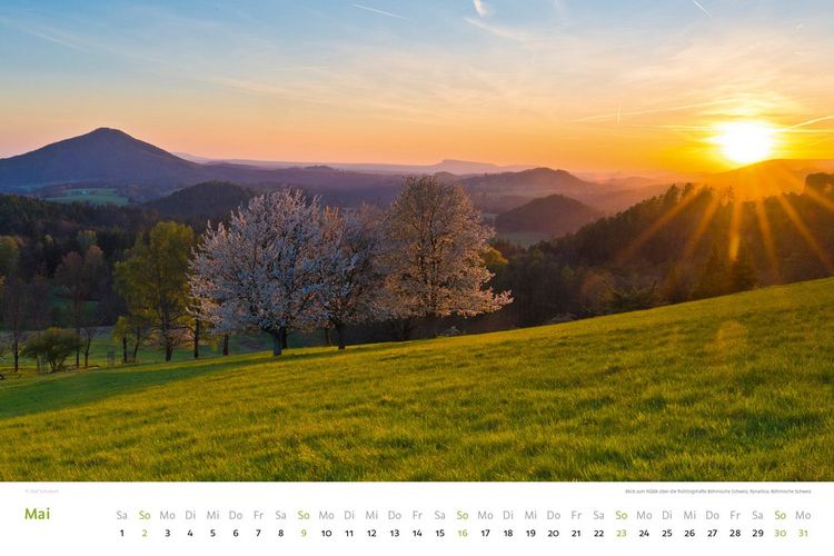 Produktbild: Kalender S&auml;chsische & B&ouml;hmische Schweiz 2027