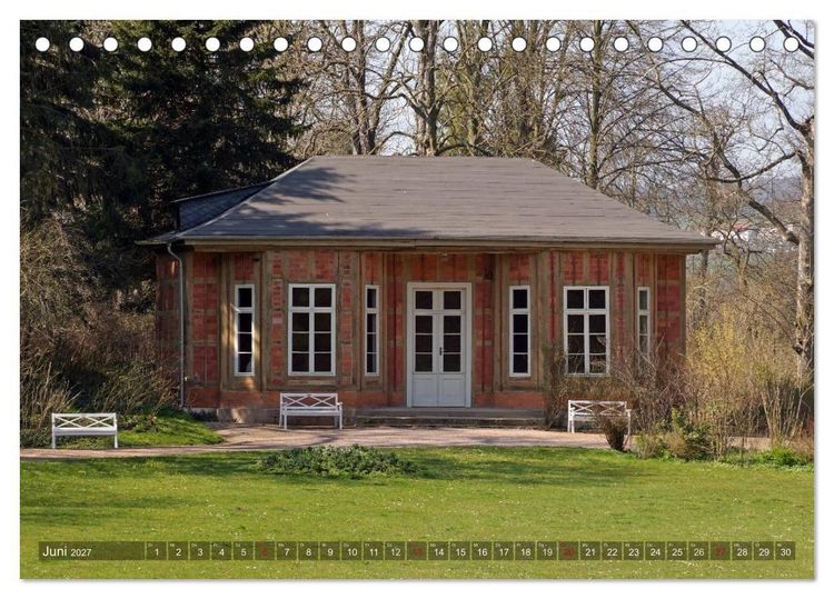 Produktbild: Kleine Perle Weimar-Tiefurt (Tischkalender 2027 DIN A5 quer), CALVENDO Monatskalender