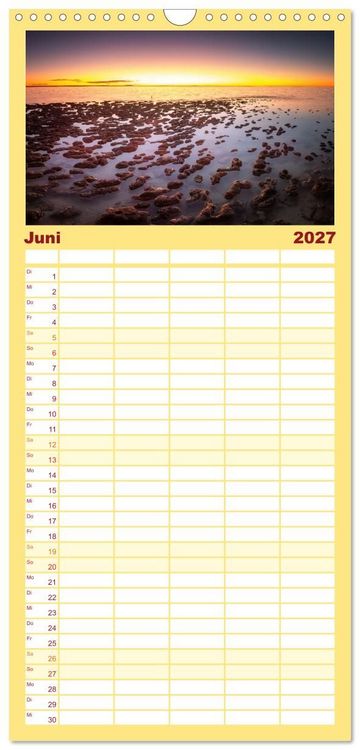 Produktbild: Familienplaner 2027 - Outback Australien mit 5 Spalten (Wandkalender, 21 x 45 cm) CALVENDO