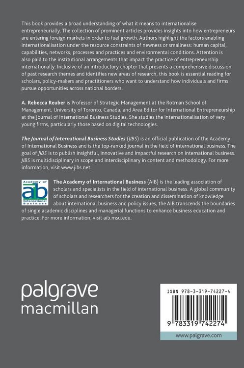 Produktbild: International Entrepreneurship
