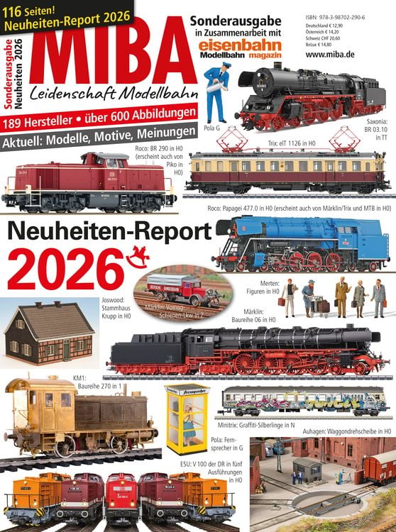 Produktbild: MIBA Neuheiten Report 2026