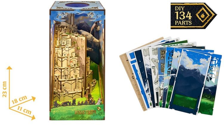 Produktbild: Book Nook DIY B&uuml;cherecke Herr der Ringe Minas Tirith