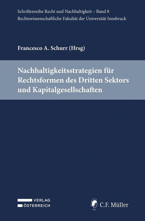Produktbild: Nachhaltigkeitsstrategien f&uuml;r Rechtsformen des Dritten Sektors und Kapitalgesellschaften