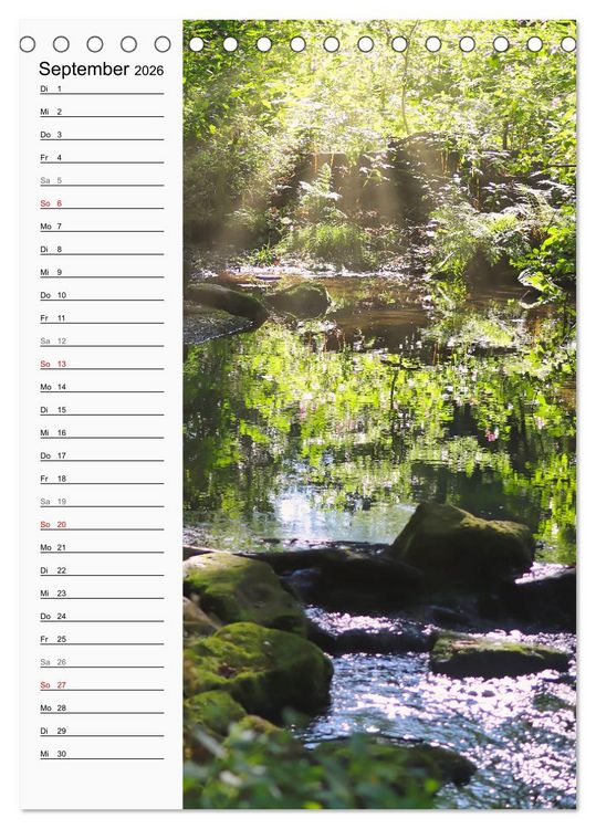 Produktbild: Nieste, Kleinod am Kaufunger Wald (Tischkalender 2026 DIN A5 hoch), CALVENDO Monatskalender